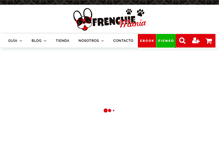 Tablet Screenshot of frenchiemania.com